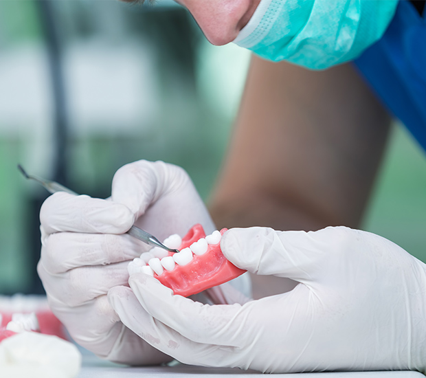 Englewood Partial Denture for One Missing Tooth